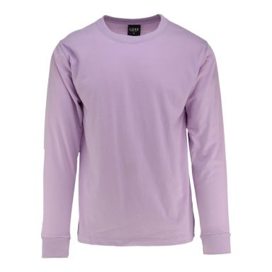 Adult Solid Long Sleeve Lilac (LS-100)